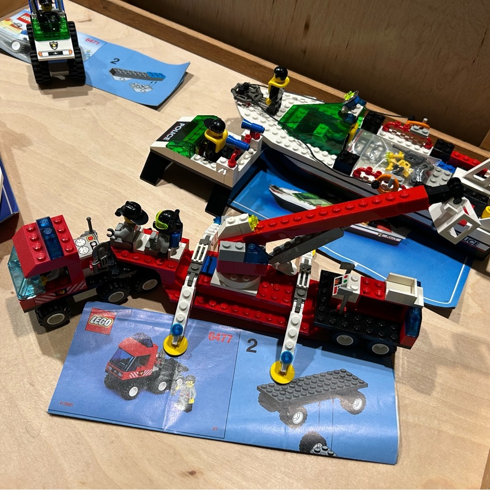 Retired. 4 LEGO Town sets: Police, Fire and Rescue - Picture 10 of 14